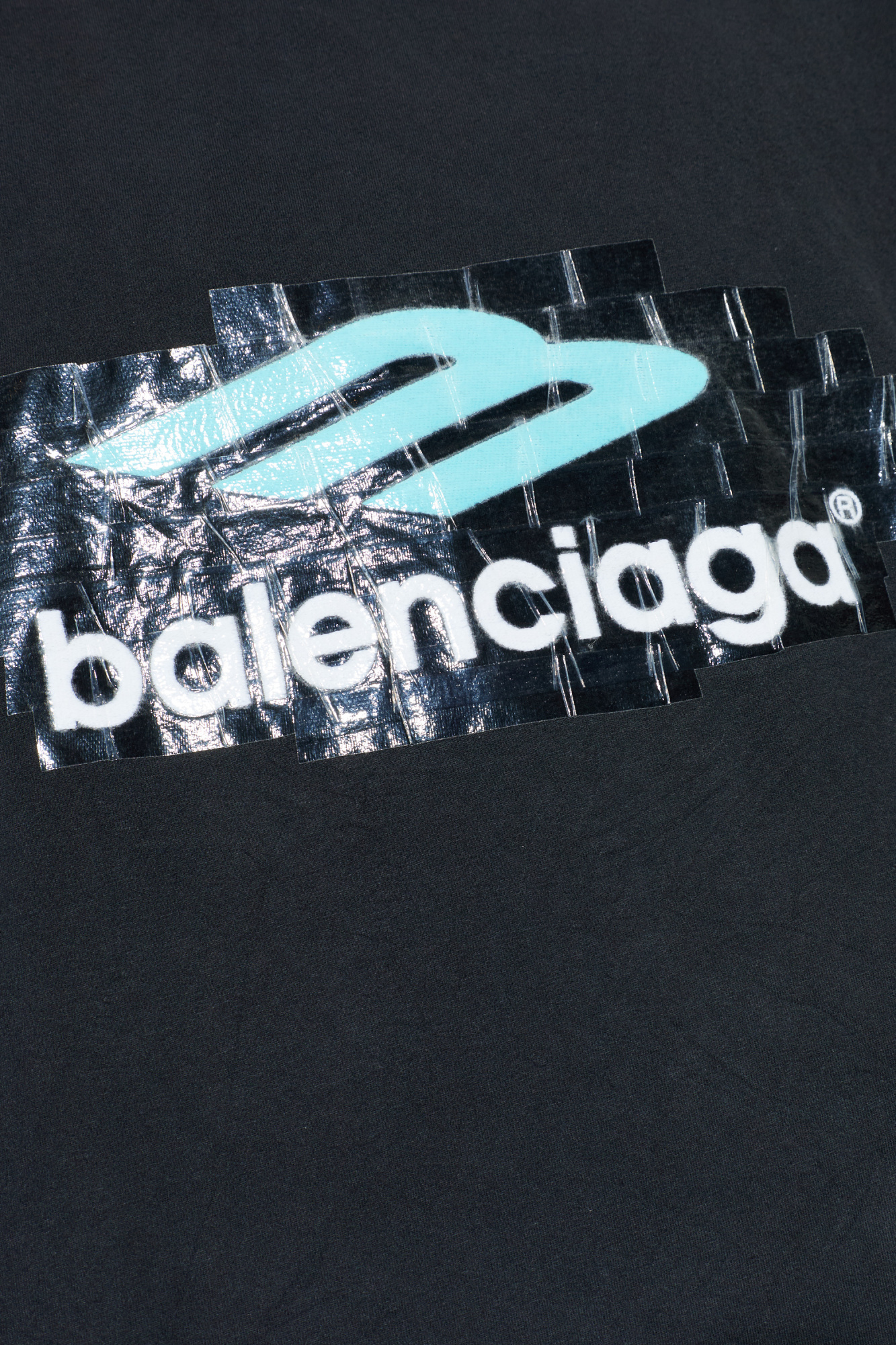 Black T-shirt with print Balenciaga - Vitkac Canada